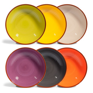 Assortiment de 6 assiettes soupe Madrid