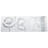 Silver Poppies canvas print