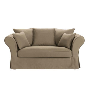 2/3 seat sofa in taupe  Roma