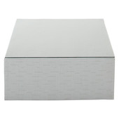 Table basse de jardin gris clair Ibiza