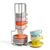 Restaurant stand for 6 cups and saucers