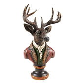 Aristo deer bust statue