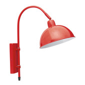 Applique girevole Bristol in metallo rosso