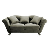 Dreisitzersofa, nicht ausziehbar, taupe  Baroque
