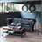 Ledersofa schwarz  Vintage