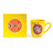 Assortiment de 12 tasses et soucoupes Voyage