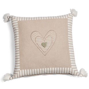 Kissenbezug mit Herz <br /> - Set aus 2
