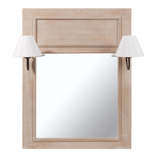 Miroir applique double Epernay