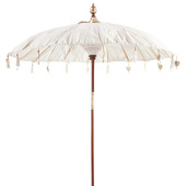 Ubud parasol, ivory