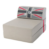 Low sofa-bed, grey Queen