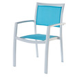 Fauteuil de jardin turquoise Hawai