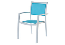 Fauteuil de jardin turquoise Hawai