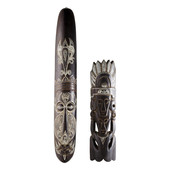 Set di 2 statuette Aksoum