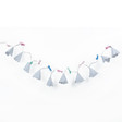 Bygone paper lanterns garland
