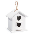 Birdy wit vogelhuisje