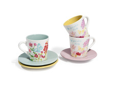 Assortment of 6 Idyll cups & saucers<br />
