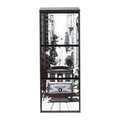 Black Shoe Cabinet Tramway