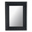 Marquise mirror, black 95x125