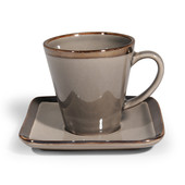 Kaffeetassen und Untertassen Allure <br /> - Set aus 6
