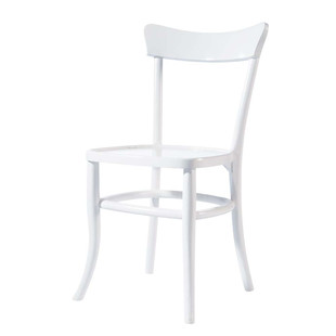 Chaise blanche Bistrot