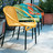 Fauteuil de jardin rond vert Rio