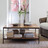 Square coffee table  Lubéron
