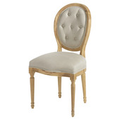 Chaise capitonnée Louis Capiton