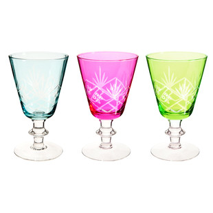 Assortiment de 12 verres Poésie