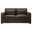 2/3-Seat Sofa Bed in Charcoal Gray<br />Milano