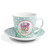 Koffer met theekopjes en schoteltjes Cupcake