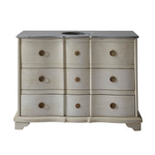 meuble une vasque gris clair salle de bain <br />Eugenie