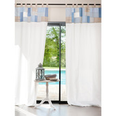 Provençal patch curtain