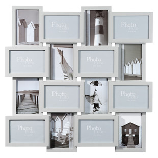 Marco 16 vistas Relieve gris
