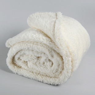 Calin Ecru Throw Blanket