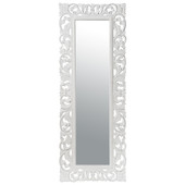 Miroir Java blanc 55x145