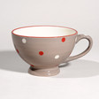 Tazza Jumbo grigio effetto neve <br /> - Lotto di 6