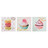 Kit 3 toiles Cupcakes