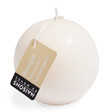 Bougie Boule ivoire <br /> - Lot de 6