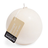 Bougie Boule ivoire <br /> - Lot de 6