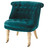 Zetel fluweel blauw Constantin