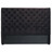 Tête de lit 140 cm chocolat <br />Chesterfield