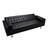 Divano nero a 3 posti
trasformabile<br />Phoenix