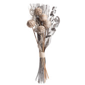 Bouquet Boules argent