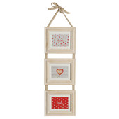 Estelle natural triple photo frame