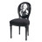 Sedia marilyn nera  Louis