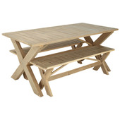 Gartenbank Holz Lacanau