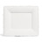 Plat bord Marquise wit <br /> - Lot van 6