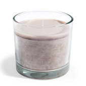 Bougie Verre beige <br /> - Lot de 6