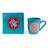Assortiment de 12 tasses et soucoupes Voyage