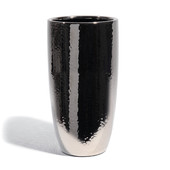 Vase martelé argent